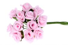 Růžičky pěnové - umělá květina