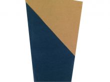 Papírový rukáv - tmavě modrá 