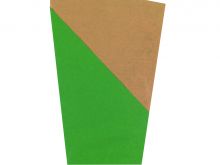 Papírový rukáv - zelená